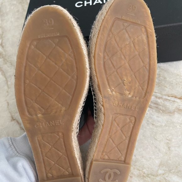 Chanel Espadrilles size 39 Black - Picture 3 of 3